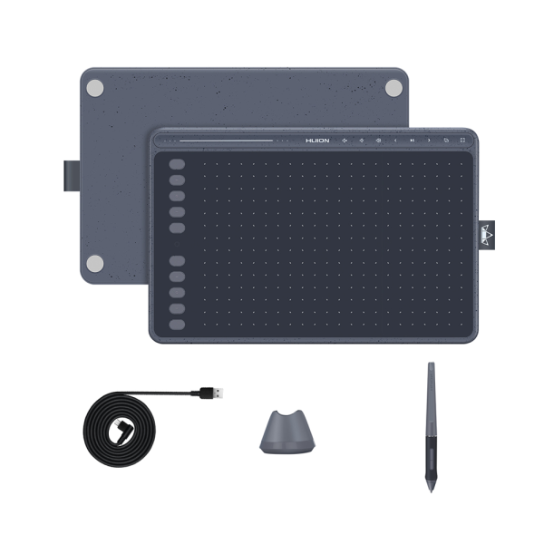 HS611 Graphic Tablet (Space Grey)